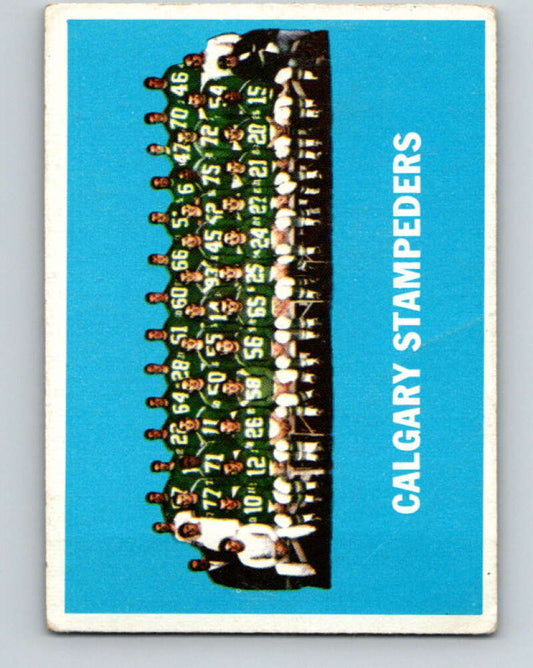 1964 Topps CFL Football #20 Calgary Stampeders  V32758
