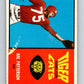 1964 Topps CFL Football #31 Hal Patterson, Hamilton Tiger-cats  V32761