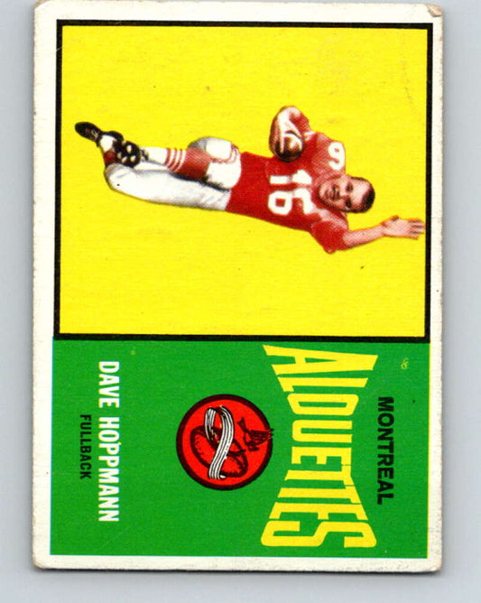 1964 Topps CFL Football #41 Dave Hoppmann, Montreal Alouettes  V32764