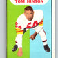 1965 Topps CFL Football #10 Tom Hinton, British Columbia Lions  V32793