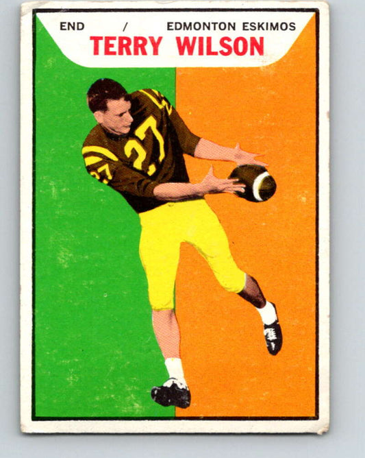 1965 Topps CFL Football #44 Terry Wilson, Edmonton Eskimos  V32814