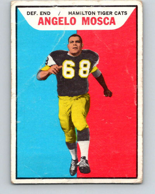 1965 Topps CFL Football #55 Angelo Mosca, Hamilton Tiger Cats  V32824