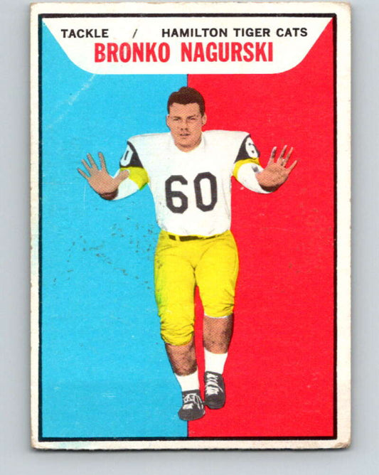 1965 Topps CFL Football #56 Bronko Nagurski  V32826