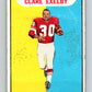 1965 Topps CFL Football #66 Clare Exelby, Montreal Alouettes  V32829