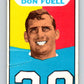 1965 Topps CFL Football #104 Don Fuell, Toronto Argonauts  V32849