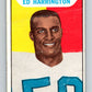 1965 Topps CFL Football #105 Ed Harrington, Toronto Argonauts  V32850