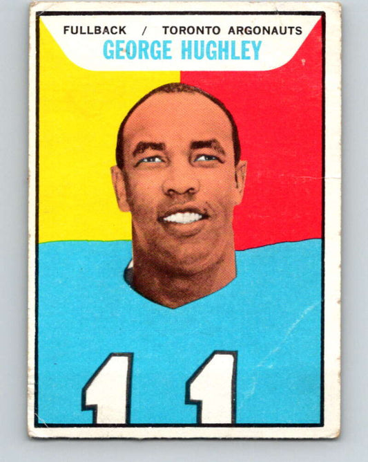 1965 Topps CFL Football #106 George Hughley, Toronto Argonauts  V32851
