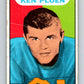 1965 Topps CFL Football #126 Ken Ploen, Winnipeg Blue Bombers  V32862