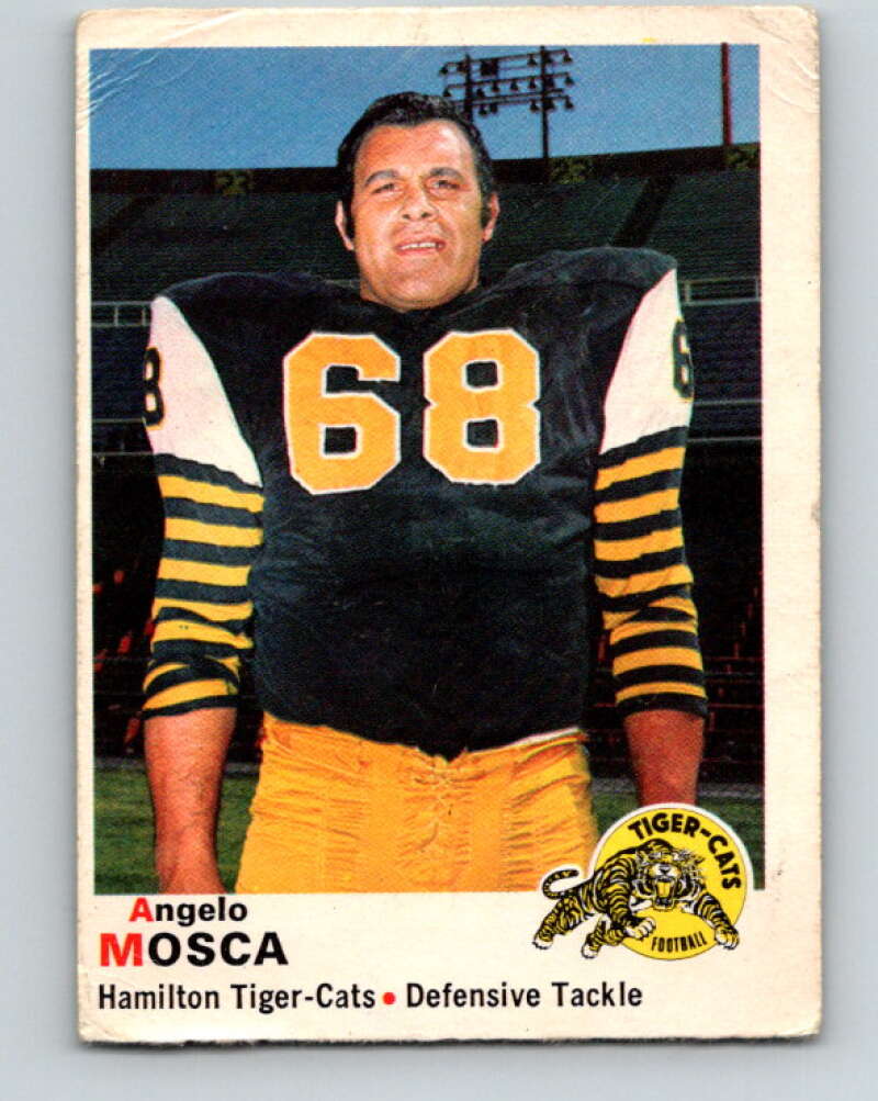 1970 O-Pee-Chee CFL Football #14 Angelo Mosca, Hamilton Tiger-cats  V32921