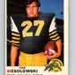 1970 O-Pee-Chee CFL Football #23 Dick Wesolowski, Hamilton Tiger-cats  V32925