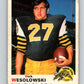 1970 O-Pee-Chee CFL Football #23 Dick Wesolowski, Hamilton Tiger-cats  V32926