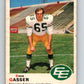 1970 O-Pee-Chee CFL Football #50 Dave Gasser, Edmonton Eskimos  V32938