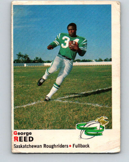 1970 O-Pee-Chee CFL Football #81 George Reed, Sask. Roughriders  V32952