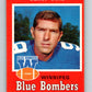 1971 O-Pee-Chee CFL Football #26 Benji Dial, Winnipeg Blue Bombers  V32980