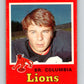 1971 O-Pee-Chee CFL Football #41 Jim Evenson, British Columbia Lions  V32988