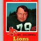 1971 O-Pee-Chee CFL Football #42 Greg Findlay, British Columbia Lions  V32989