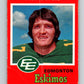 1971 O-Pee-Chee CFL Football #54 Dick Dupuis, Edmonton Eskimos  V32996