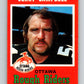 1971 O-Pee-Chee CFL Football #77 Jerry Campbell, Ottawa Rough Riders  V33012