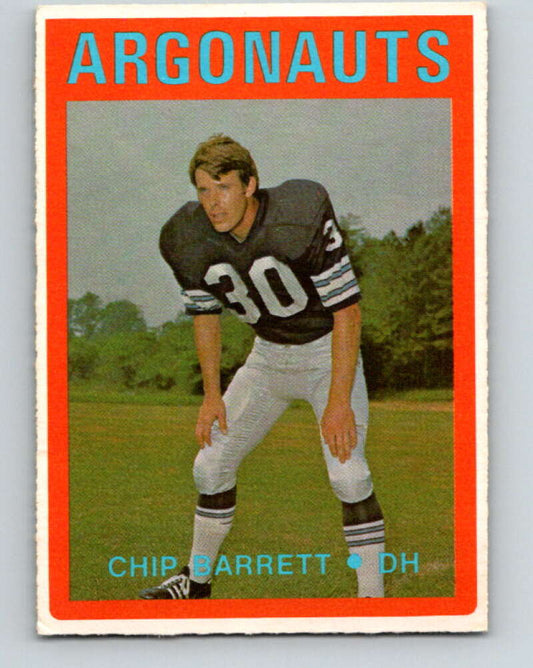1972 O-Pee-Chee CFL Football #38 Chip Barrett, Argonauts  V33052