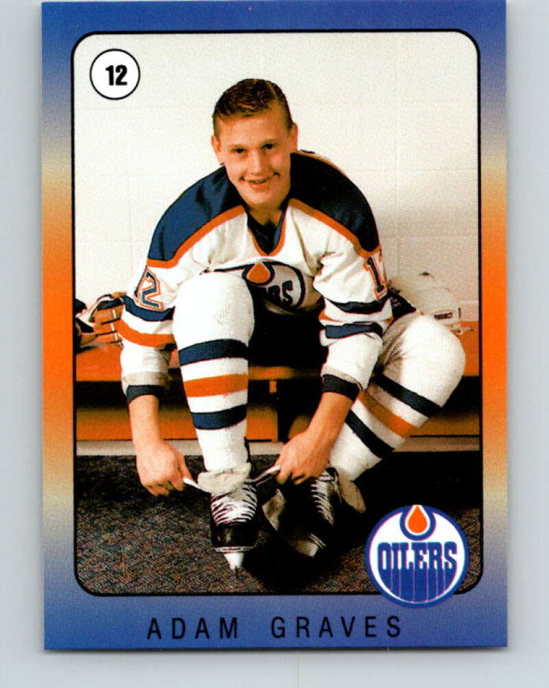 1990-91 IGA Edmonton Oilers #6 Adam Graves  Edmonton Oilers  V33077