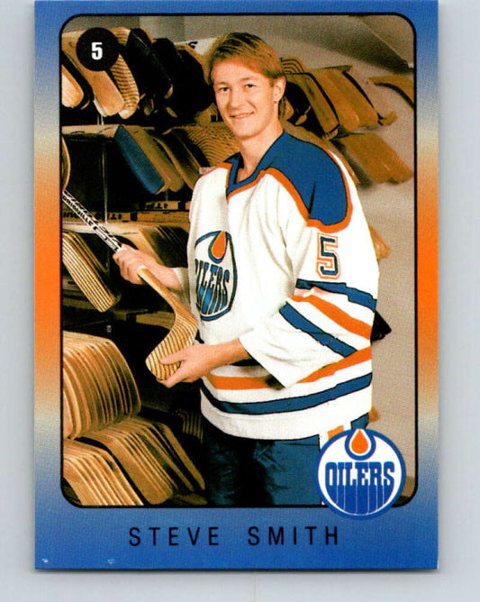 1990-91 IGA Edmonton Oilers #25 Steve Smith  Edmonton Oilers  V33095