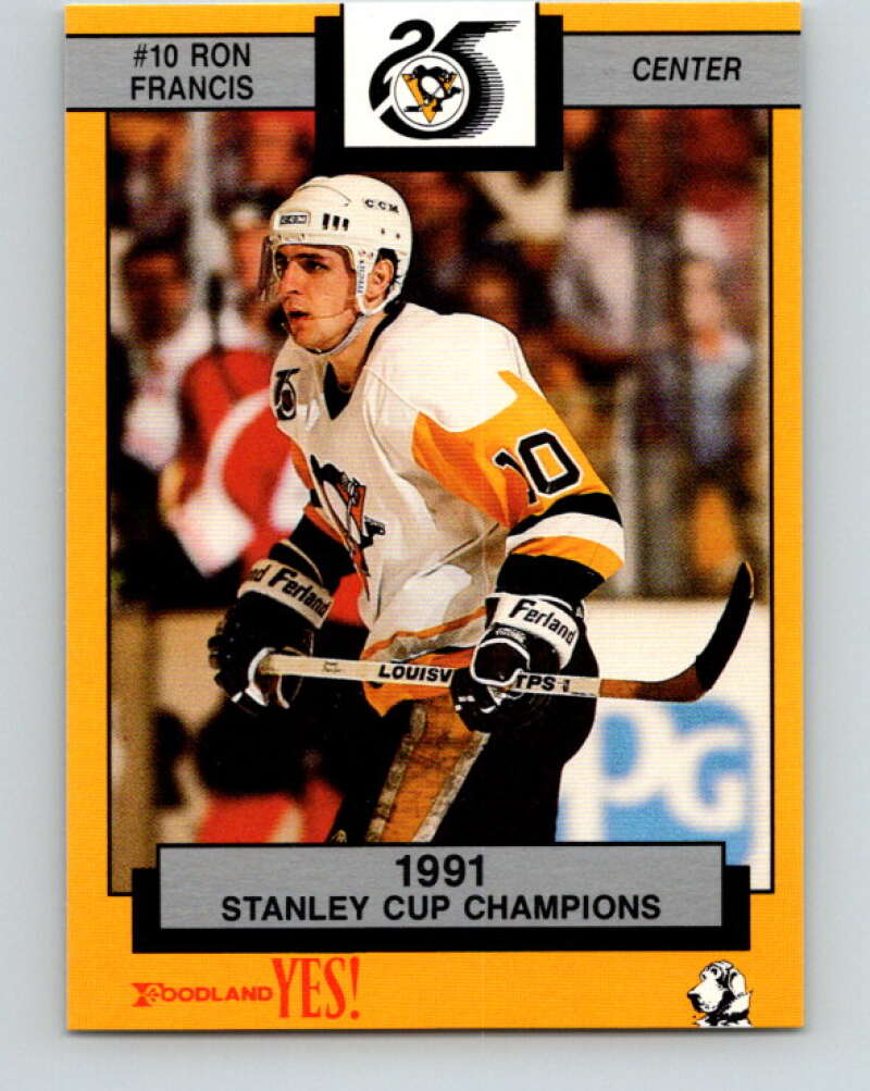 1991-92 Foodland Pittsburgh Penguins #3 Ron Francis   V33102