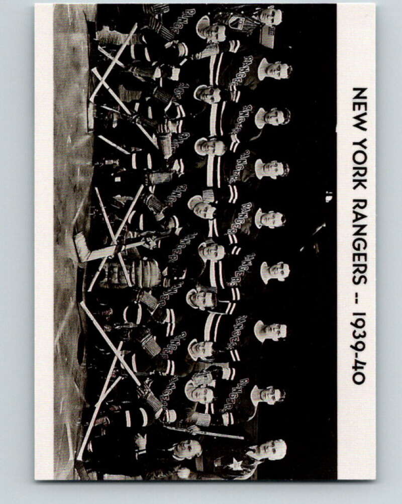 1992-93 High Liner Stanley Cup #17 New York Rangers   V33151