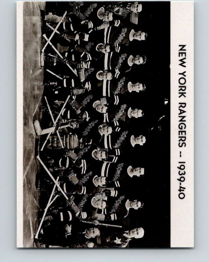 1992-93 High Liner Stanley Cup #17 New York Rangers   V33152