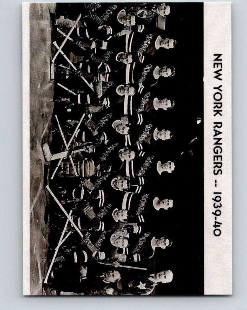 1992-93 High Liner Stanley Cup #17 New York Rangers   V33153
