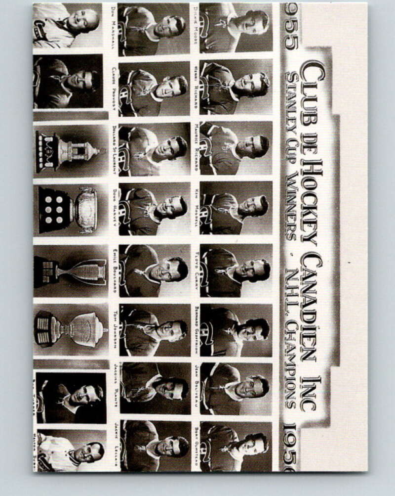 1992-93 High Liner Stanley Cup #19 Montreal Canadiens   V33157