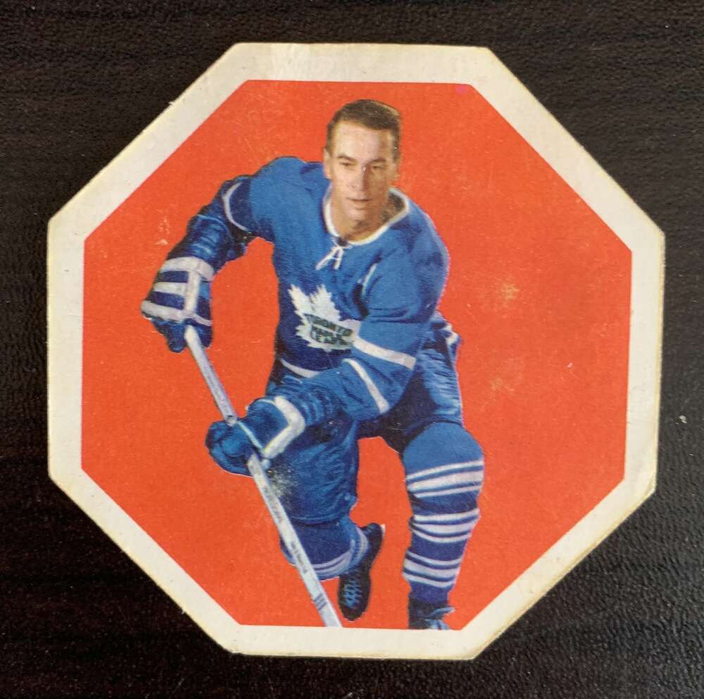 1961-62 York  Yellow Backs #19 Bert Olmstead  Toronto Maple Leafs  V33188