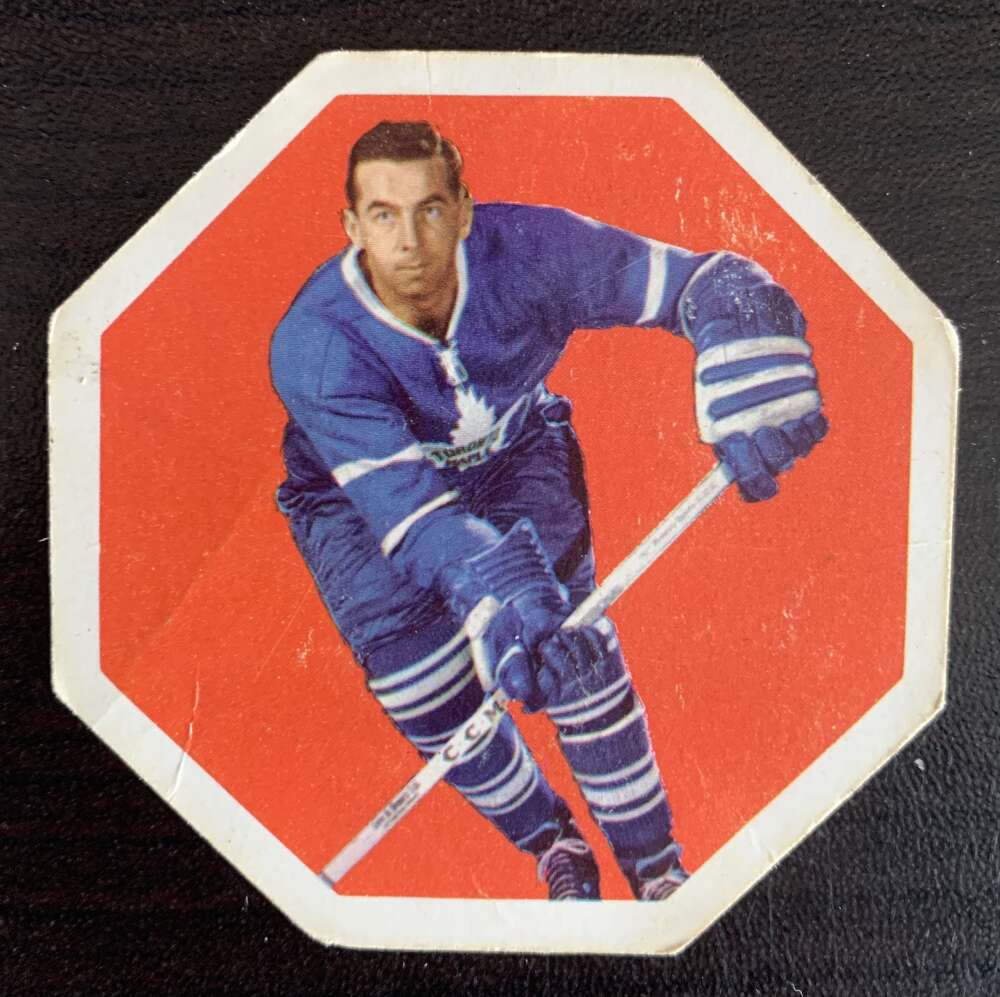 1961-62 York  Yellow Backs #20 Ron Stewart  Toronto Maple Leafs  V33189