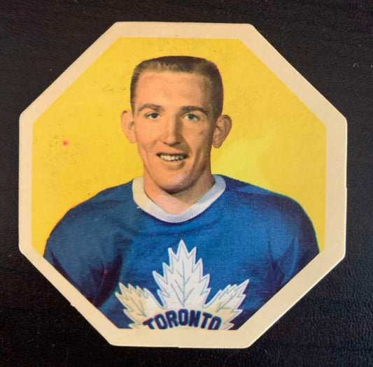 1963-64 York White Backs #8 Bob Nevin  Toronto Maple Leafs  V33215