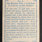 1923 Imperial Tobacco #9 "The Reason Why" Vintage Golf Card V33244