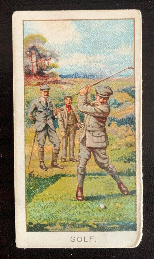1925 Turf Cigarettes #11 Golf: The Longest Drive Vintage Golf Card V33247