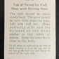 1925 Imperial Tobacco How to Play #12 Swing Vintage Golf Card V33249