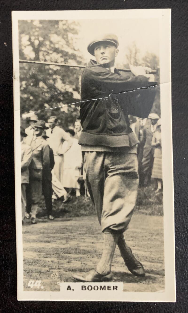 1927 Lambert & Butler England #44 Aubrey Boomer Vintage Golf Card V33261