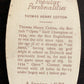 1935 Carreras Tobacco Cigarettes #50 Thomas Cotton Vintage Golf Card V33275