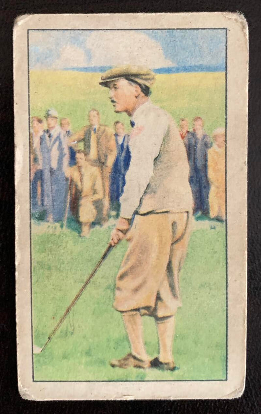 1935 Gallaher Ltd. Cigarettes Champions #1 Michael Scott Vintage Golf Card V33277