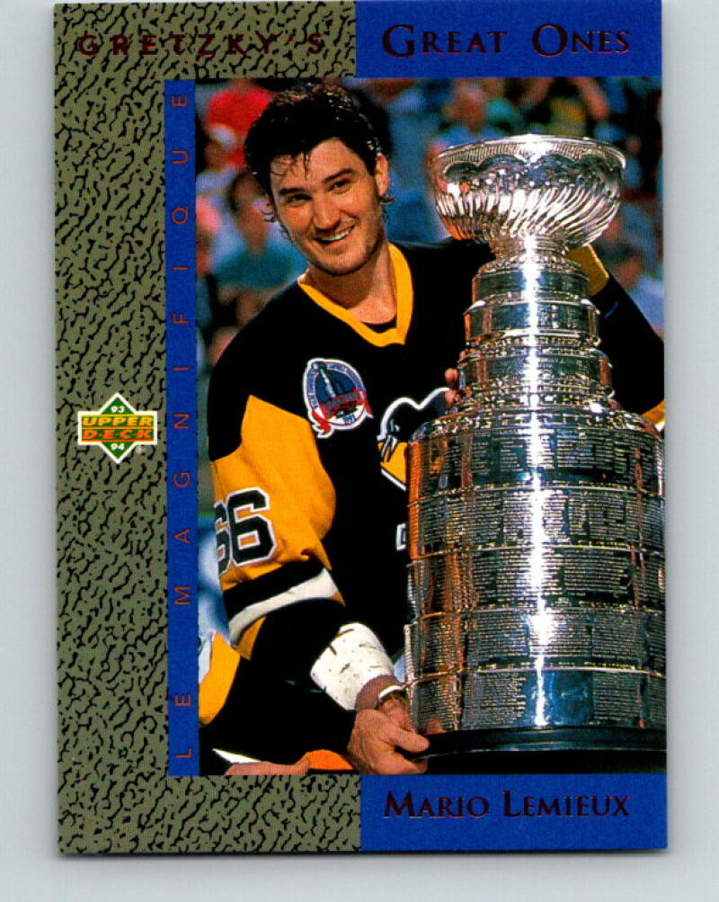1993-94 Upper Deck Gretzky's Great Ones #GG4 Mario Lemieux V33326