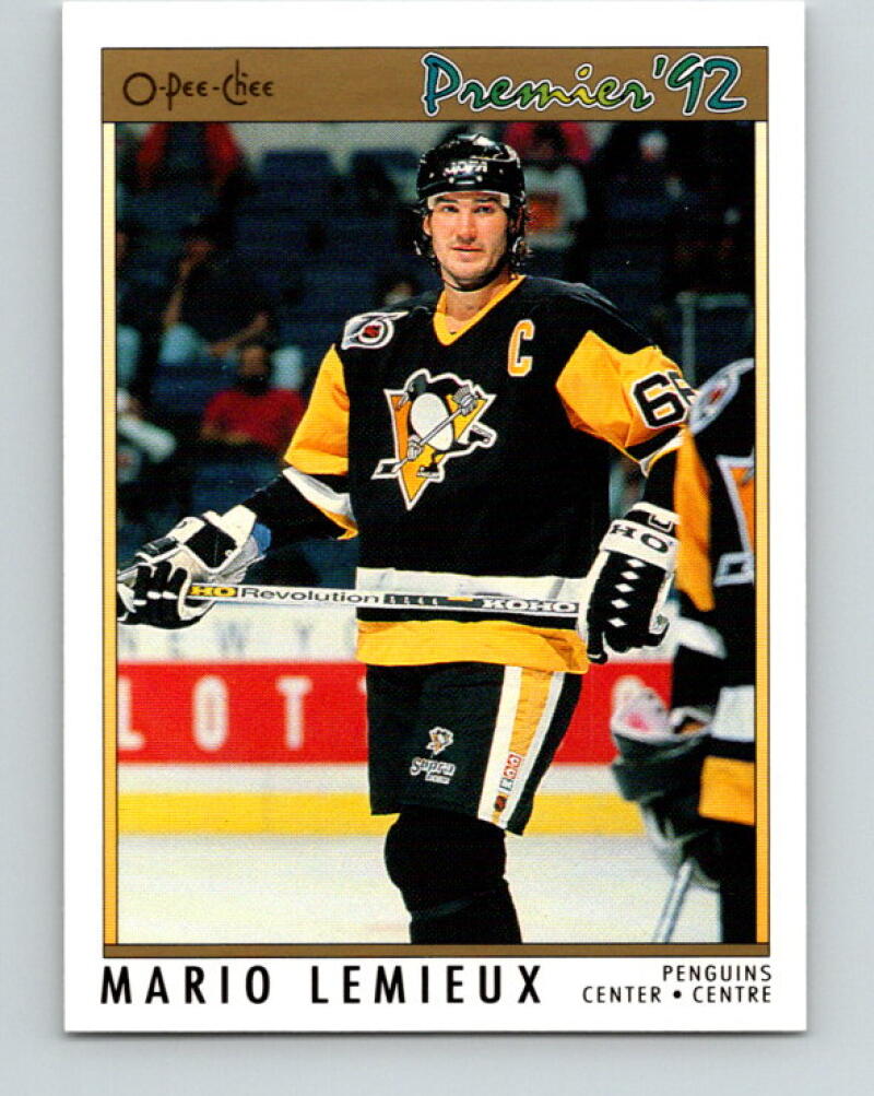 1991-92 OPC Premier #114 Mario Lemieux MINT Penguins V33329