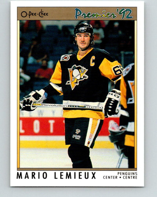 1991-92 OPC Premier #114 Mario Lemieux MINT Penguins V33330