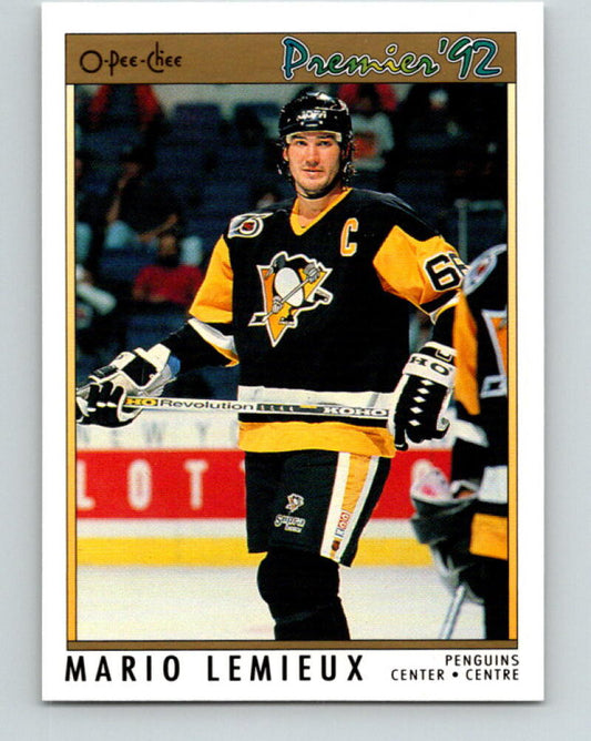 1991-92 OPC Premier #114 Mario Lemieux MINT Penguins V33331