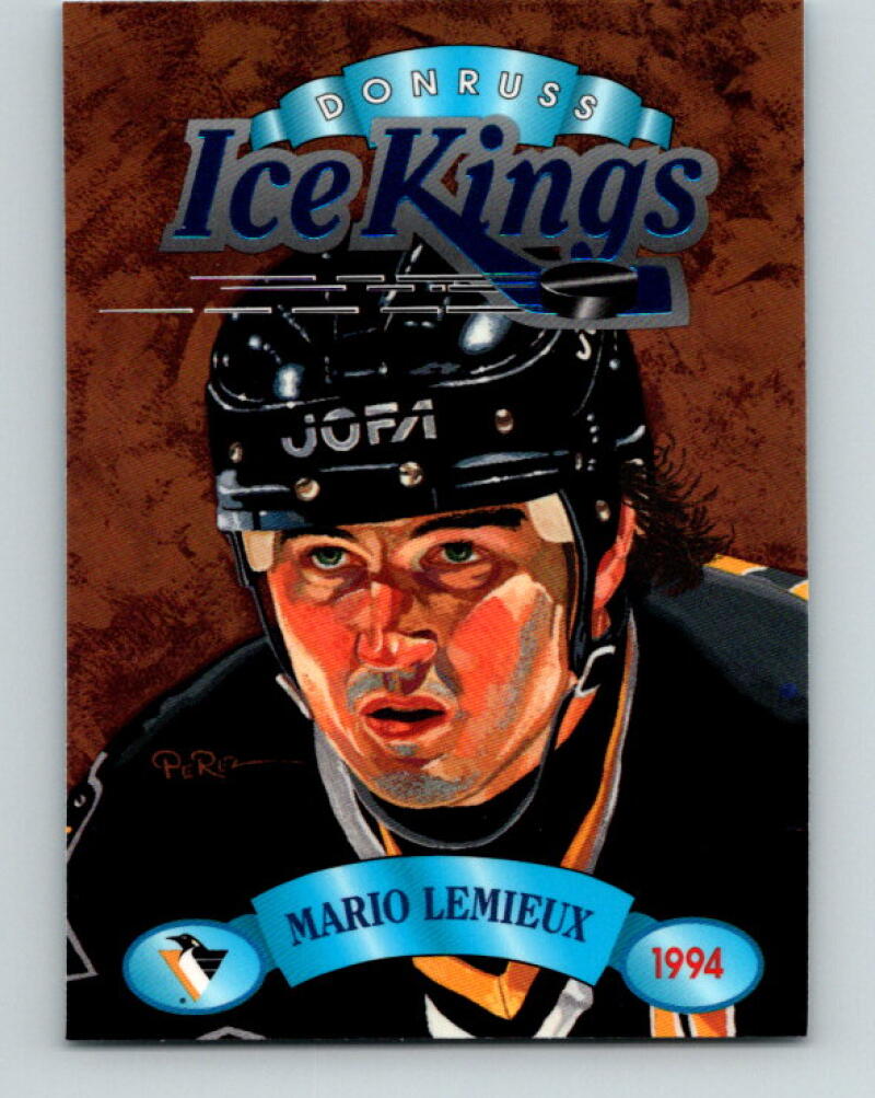 1993-94 Donruss Ice Kings #7 Mario Lemieux Pittsburgh Penguins V33342