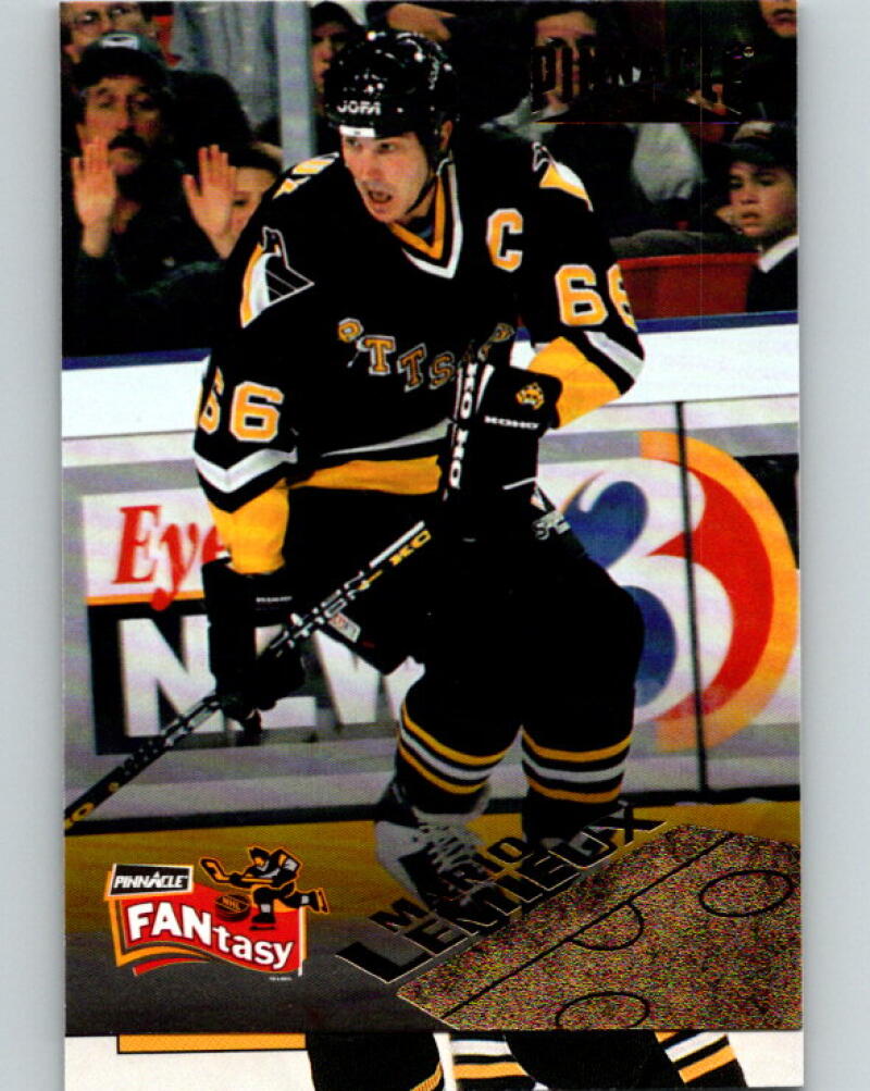 1995-96 Pinnacle FANtasy #8 Mario Lemieux Pittsburgh Penguins V33343