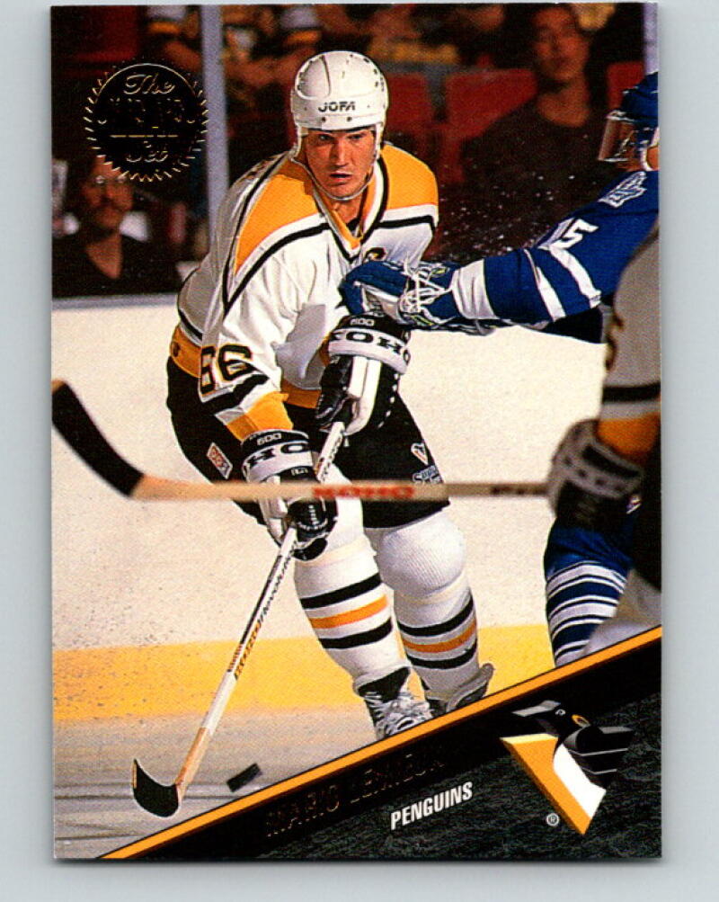 1993-94 Leaf #1 Mario Lemieux MINT Pittsburgh Penguins V33357