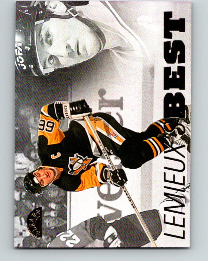 1995-96 Leaf Lemieux's Best #5 Mario Lemieux The Points Penguins V33359