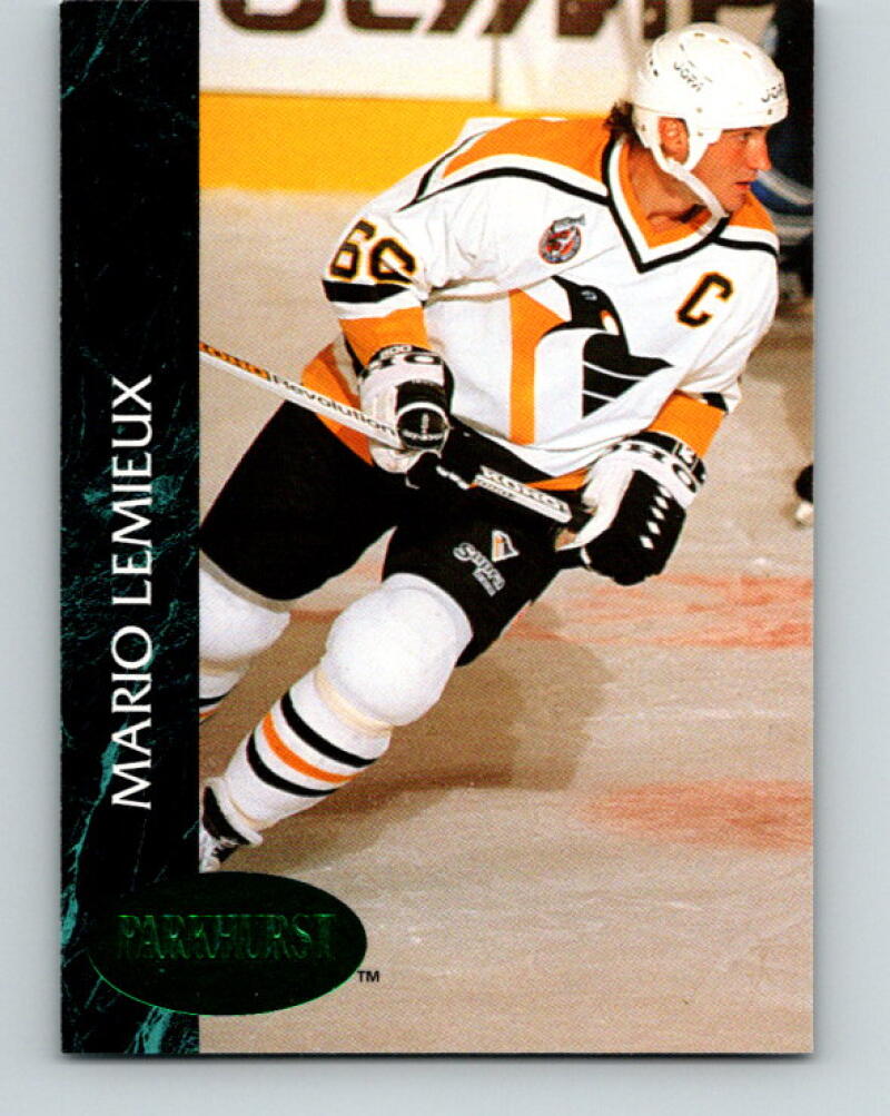 1992-93 Parkhurst Emerald Ice #136 Mario Lemieux MINT Penguins V33364