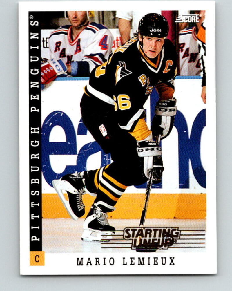 1993-94 Score Starting Lineup #350 Mario Lemieux MINT Penguins V33370