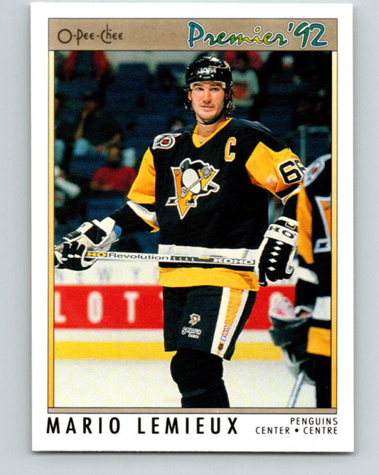 1991-92 OPC Premier #114 Mario Lemieux MINT Penguins V33372